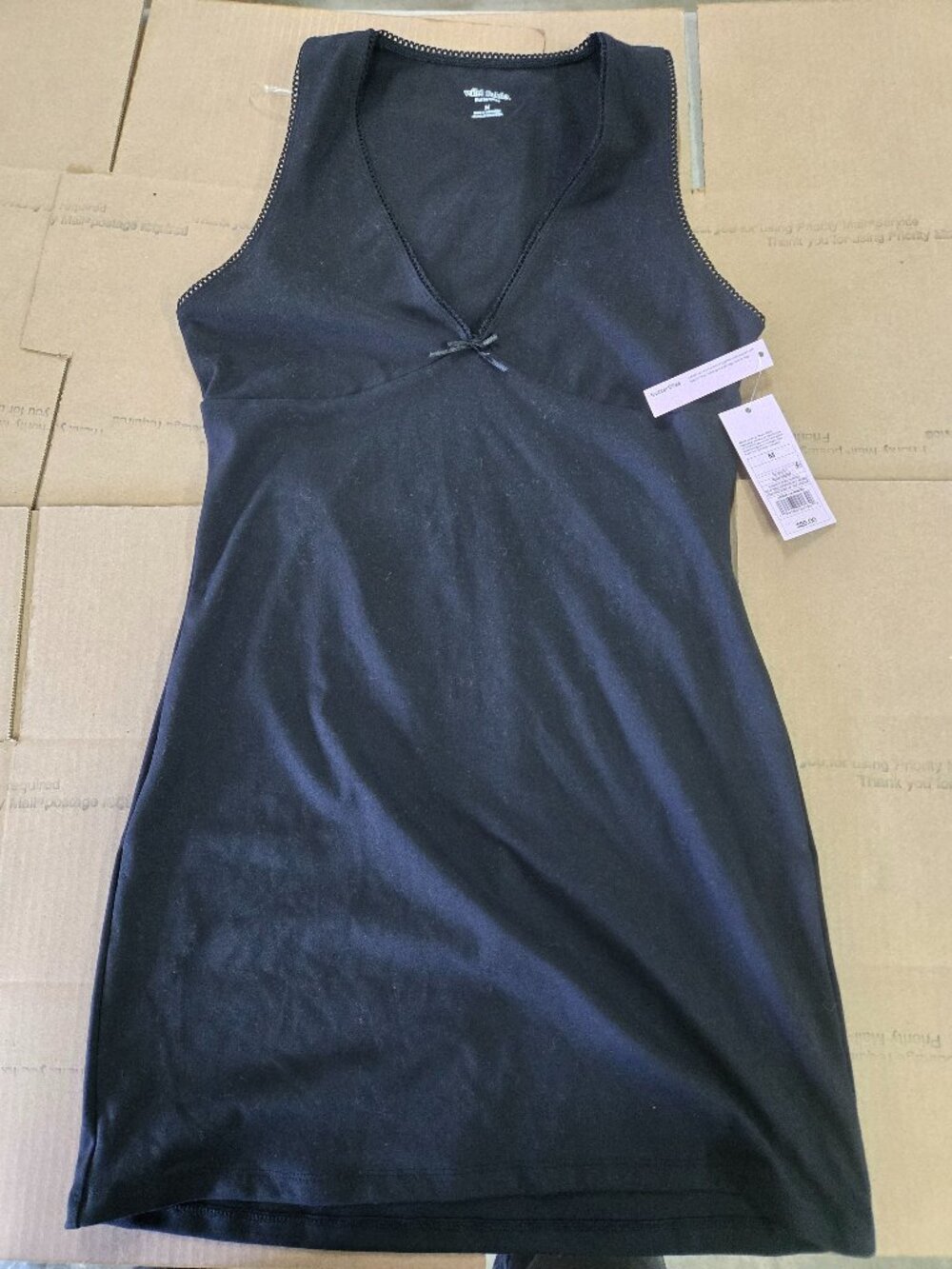 NWT Wild Fable ButterBliss Black Top